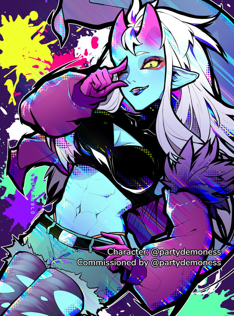 Commissioned by @partydemoness