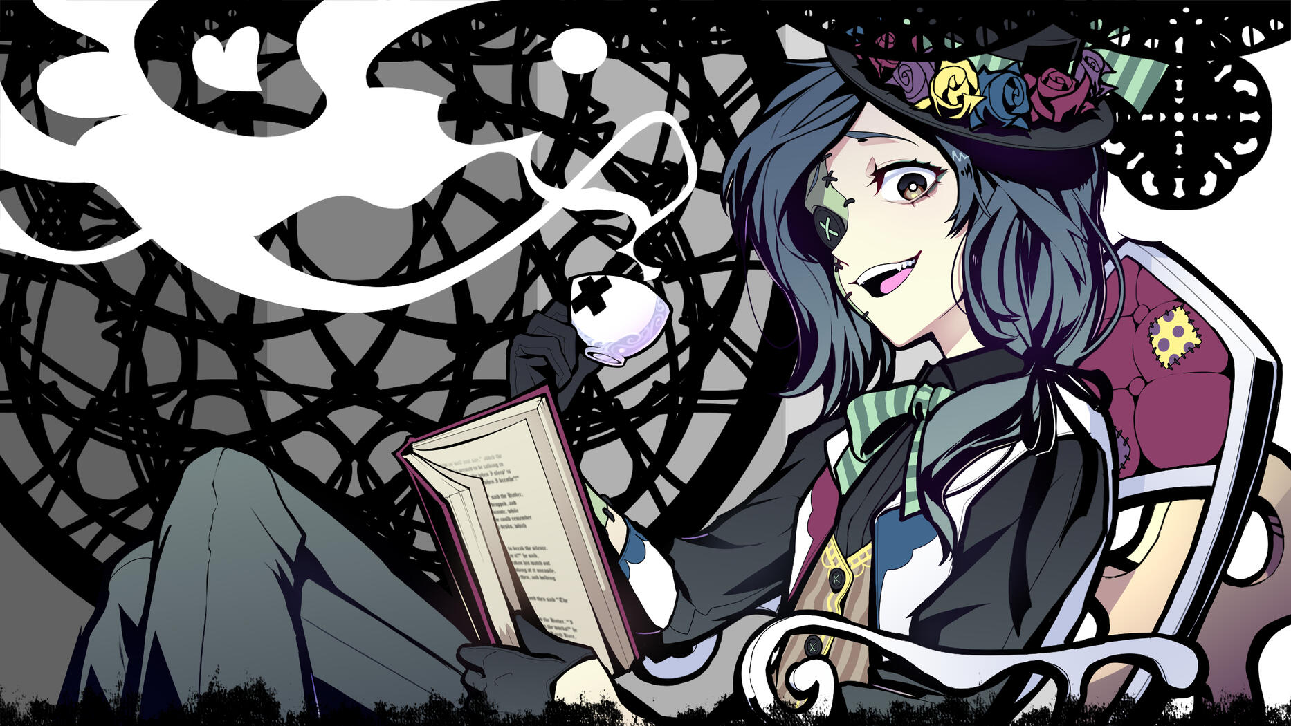 Dream Eating Monochrome Baku | Cover and character by Kai Caramba | Outfit design by GENMUprism